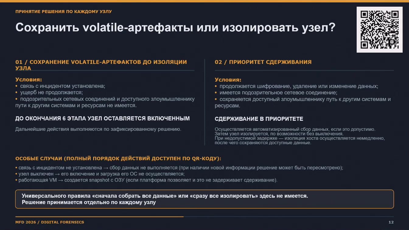 Слайд 12 — Исследование электронных носителей информации при недоступности средств защиты информации
